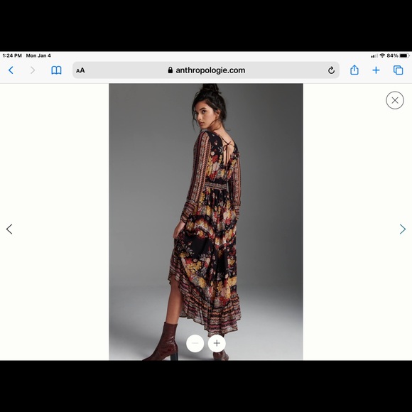 Caitlin Maxi Dress Multicolored Xlarge NWT - Picture 3 of 5